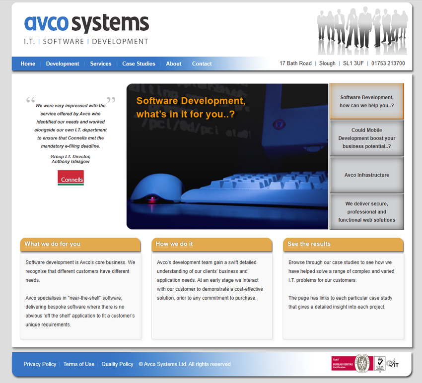 Avco Systems website (2010)
