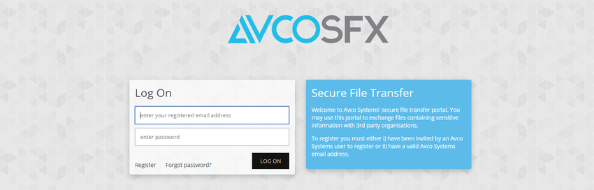 Landing page